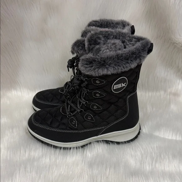 Eddie Bauer | Shoes | Eddie Bauer Black Quilted Boots With  display picture 3